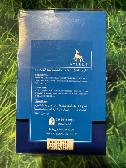 Ayelet Intense Man Eau De Parfum by Zak Perfumes - 3.4 fl oz / 100 ml